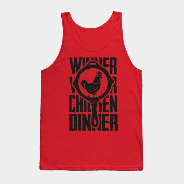 Winner Winner Black Tank Top by Xieghu